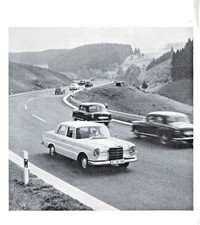Mercedes Benz 220 Advertising Brochure 1 With Spec Sheet