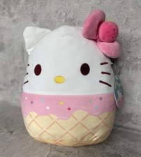 Squishmallow Hello Kitty Ice Cream Plush Exclusive Sanrio Limited Edition 12”