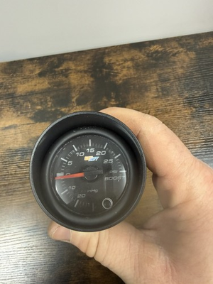 #ad 52mm Black Face Turbo Boost Vacuum Pressure PSI Gauge w 7 Colors amp; Hose Kit $25.00