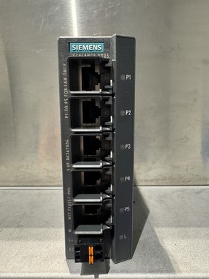 SIEMENS SIMATIC NET INDUSTRIAL ETHERNET SWITCH SCALANCE X005  6GK5005-0BA10-1AA3