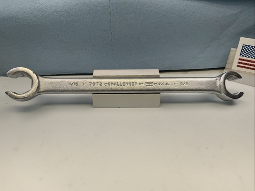 CHALLENGER By PROTO 7072, 11/16in. X 5/8in. Flare Nut / Line Wrench, USA