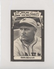 1973-79 TCMA All-Time Greats Postcard Back Dave Bancroft HOF 0a2