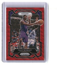 Tracy McGrady 2023-24 Panini Prizm Prizms Ruby Wave