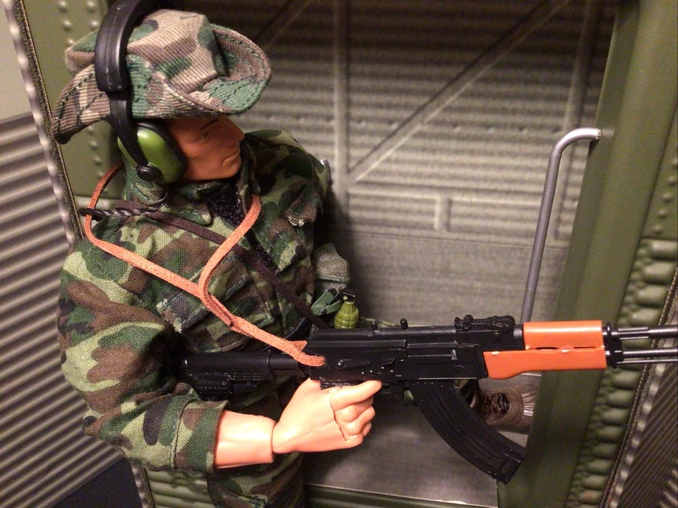 Escala 1/6;12” RÁDIO MARINHO DOS EUA DA SEGUNDA GUERRA MUNDIAL Forças Militares CowBoy (Exército, Marinha, USMC, USAF)   - Imagem 4 de 4