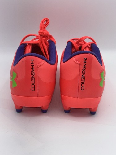 Under Armour Kid’s Soccer Cleats Size 4 * 3026748-600 Pink - Picture 4 of 10