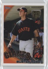 2020 Topps Rookie Card Retrospective Logo Medallions Buster Posey #RCR-BP o7m. rookie card picture