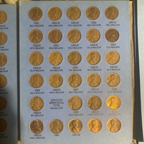 - Lincoln Head Cent Collection Book Starting 1941 fully filled out - Picture 3 of 8