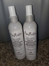 Shea Moisture 100 Virgin Coconut Oil Daily Hydration Leave-In Treatment X2