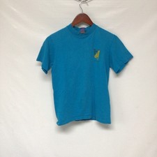 OP Ocean Pacific Surf Wave T Shirt 1986 small single stitch turquoise 17x22.5