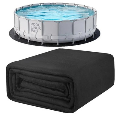 Poolhacker 18 FT Pool Liner Pad for Above Ground Pools Under Pool Padding New!