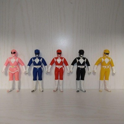 Mighty Morphin Power Rangers Zyuranger, weiches Vinyl, 5er-Set, Bundle,...