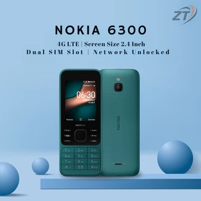 Neu verpackt Nokia 6300 schwarz entsperrt Dual Sim Handy