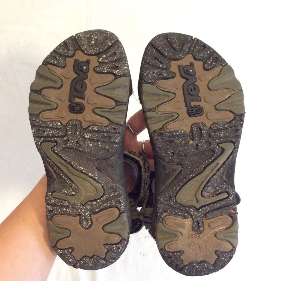 Teva Terradactyl Sandal Women Size 7 Grey Strappy Adjustable Outdoor Hiking Shoe - Image 4 of 4