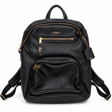 TUMI Voyageur Backpack Carson Black Leather L...
