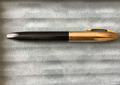 Vintage Sheaffer PFM "Pen for Men" Fountain pen,Black/GT, 14k fine nib, restored - Picture 3 of 20