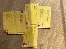 5x Used gig tickets at London’s Mean Fiddler Trower Asia IQ Ayreon prog