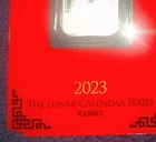 10Gram Pamp Silver Bar W/Serial# 2023 Year Of The Rabbit-Compare Prices-See Info