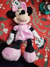 Disney 9" Minnie Mouse Classic Stuffed Plush Polka Dot Outfit NO TAG