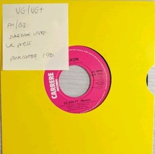 Saxon Never Surrender Vinyl Record 7" VG/VG+ CAR 204 1981
