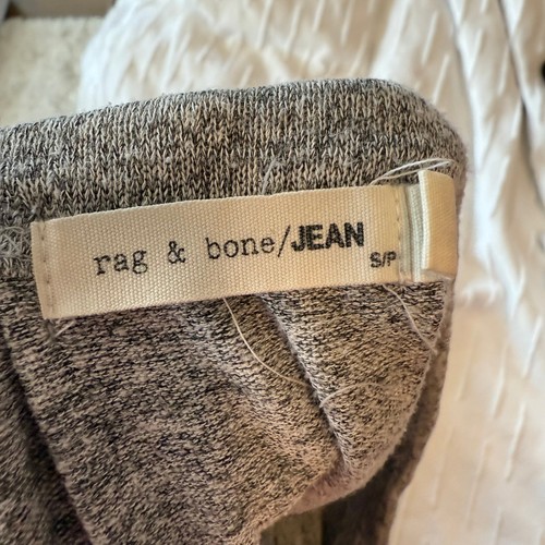 RAG & BONE Gray Long Sleeve Pullover Top Size Small - Picture 5 of 6