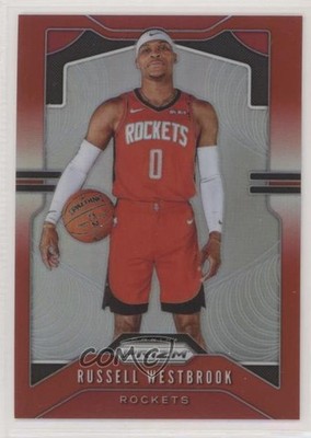2019-20 Panini Prizm Red Prizm 272/299 Russell Westbrook #182 e6q