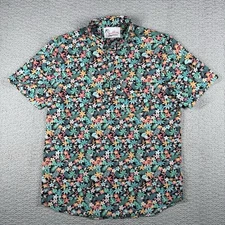 Chubbies Mens Shirt THE ACE VENTURER Floral Toucan Hawaiian Size XL 