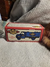 Vtg.90's Ertl 1926 Mack TANKER Locking Bank Blue Sunoco NiB 