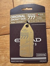 Aviationtag - Etihad Boeing 777 - A6-LRB - Gold