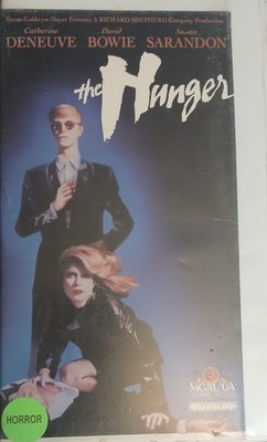 The Hunger DAVID BOWIE Susan Surandon VHS Erotic Thriller Rare 1983 Horror Scary