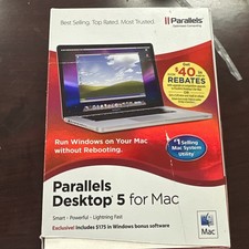 Parallels Desktop 5 for Mac - Run Windows On your Mac SEALED  UNUSED  - aa