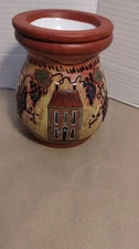 Lang Melting Pot/Wax Warmer Ceramic Grapevine/House Design