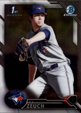2016 Bowman Chrome Draft #BDC69 T.J. Zeuch - BB
