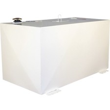 Better Built Steel Diesel Fuel Transfer Tank 100-gallon Rectangular White Better Built Steel Diesel Fuel Transfer Tank 100-gallon Rectangular White