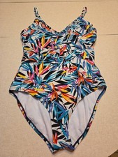 Jantzen Swimsuit Size 16 Floral Padded Beach