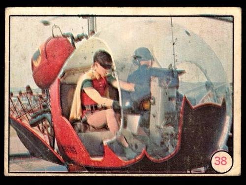 1966 OPC Batman Bat Laffs #38 Batman and Robin — Raw