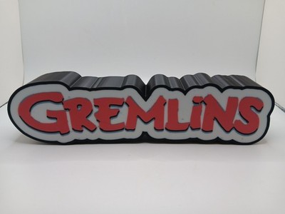 Retro Gremlins logo lightbox sign light box for gremlins collection display