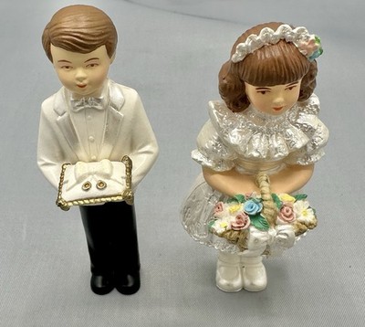 Wedding cake topper Flower Girl Ring Bearer (26A)