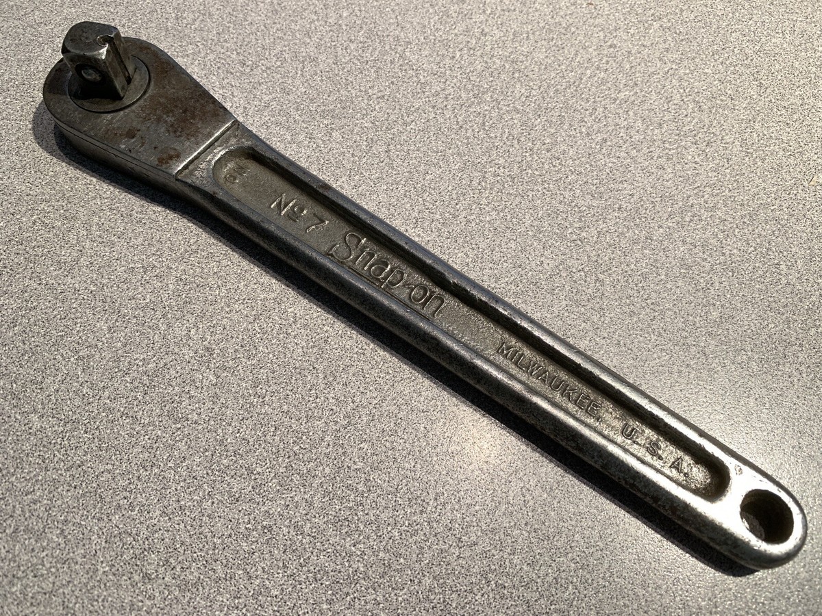 Snap-on Tools USA RARE 1/2 Drive No7 Vintage Ratchet 1928