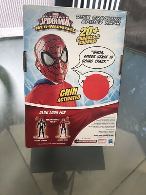 Marvel Ultimate Web Warriors Spider-Man Wise Cracking Spidey Mask