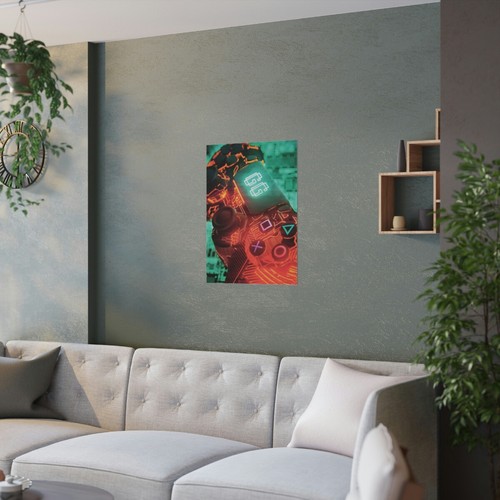 Teen Boys Room Decor Best Gift for Kids Gamers Gaming Bedroom Print Poster - Bild 5 von 6