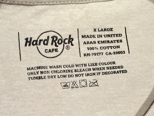 Hard Rock Cafe Cologne T-shirt NWT Size X-Large XL - Picture 3 of 4
