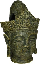 Penn-Plax Buddha Head Fish Tank Decoration Ornament
