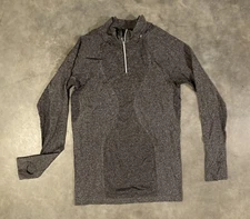 ZYIA Active Fog Performance 1/4 Zip Base Layer Top Womens Large