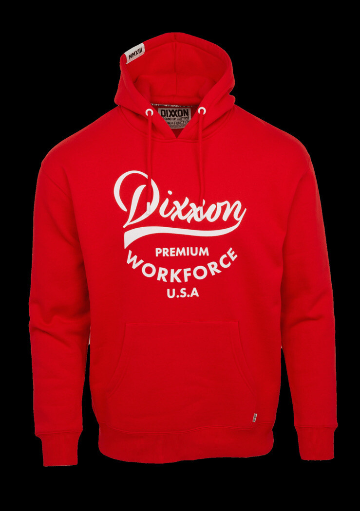 Dixxon🛠️ Flannel Co pullover hoodie “Workforce-Red” Mens  XL image 5
