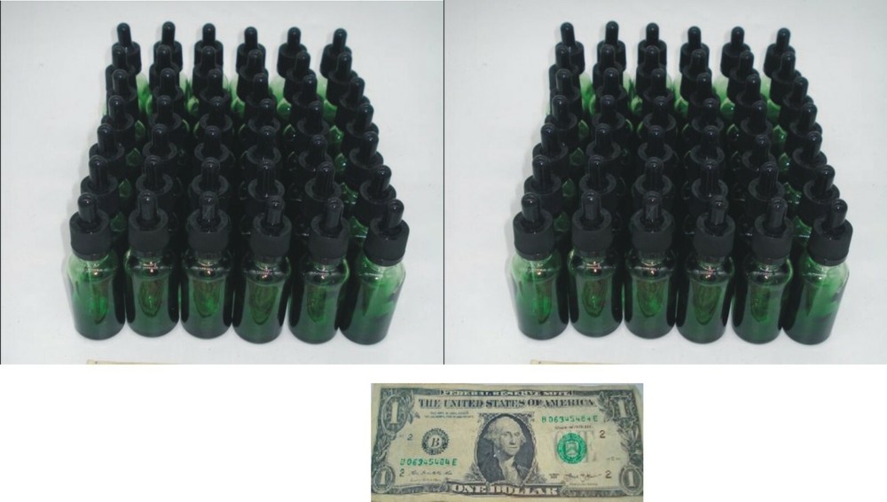 Case of 96   Essential Oils  1oz Faded Green Glass Bottle Dropper 30ml With Cap