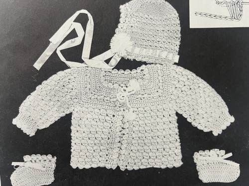 Designs for Doing Elizabeth Hiddleson 1A Crochet Pattern Book Baby Child Dresses - Picture 20 of 21