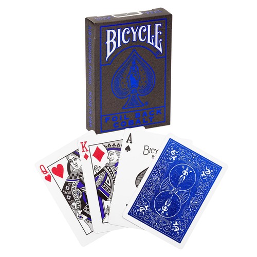Bicycle MetalLuxe Playing Cards Grey and Cobalt Blue Premium Decks - Picture 2 of 8