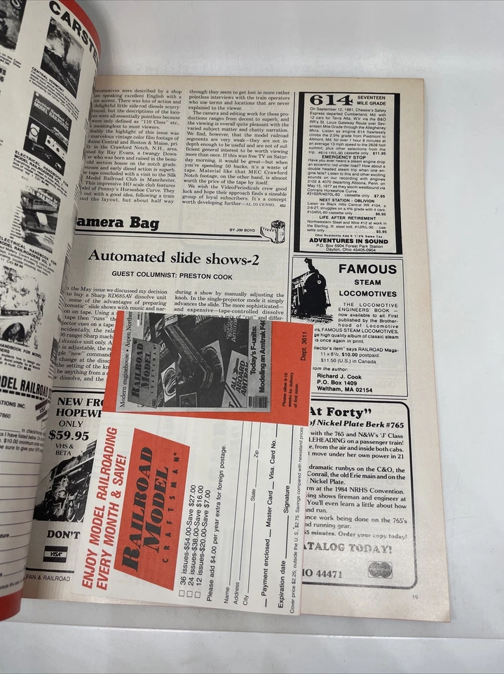 Railfan & Railroad July 1986 Issue Magazine - Image 3 of 4