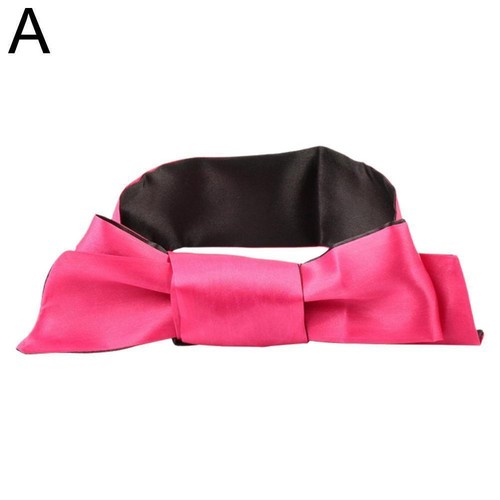 Sexy Satin Eye Mask Restraint Handcuffs Erotic Blindfold Night Bondage - Picture 7 of 19
