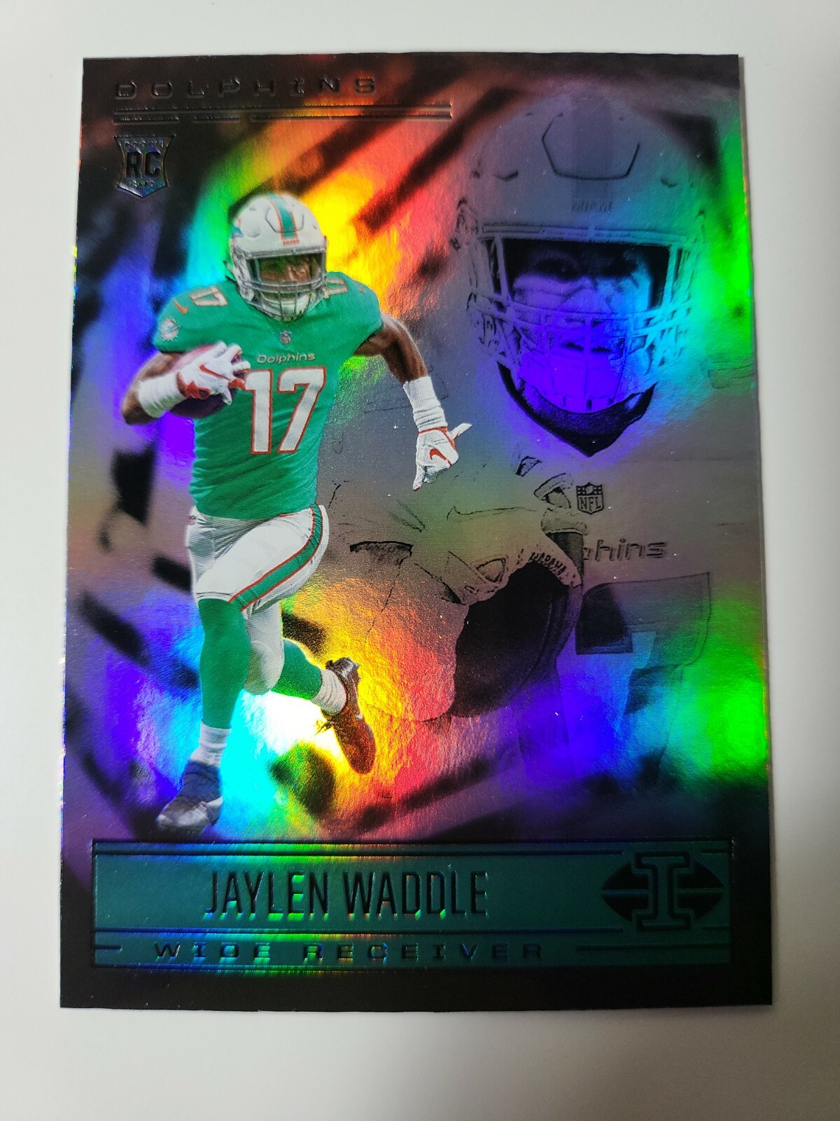 2021 Illusions Jaylen Waddle RC card #66